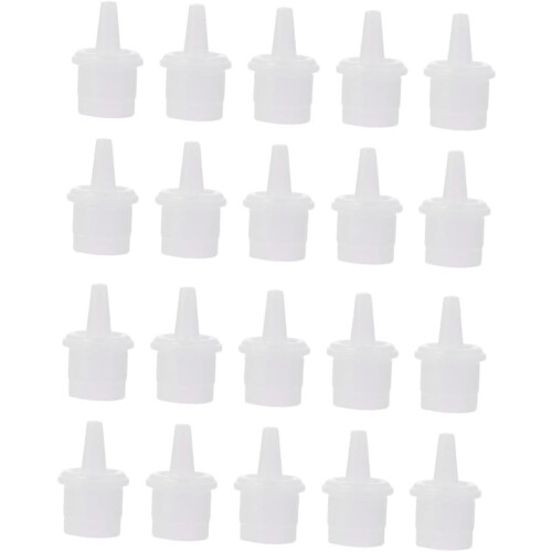 50pcs Lash Glue Sensitive Eyelash Extension Supplies Replacement Bottle Tip