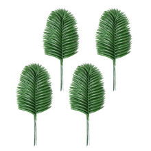 12St Groene Simulatie Palmbladeren Van Plastic Voor Tropische Styling