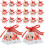 50St Kerst Geschenkdozen Wit Karton Met Printpatroon 1