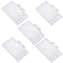 5St Plastic Kaart Sleeve Voor Identiteits- En Naamkaarten