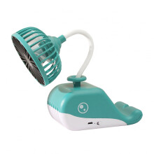 1USB 2-in-1 Bureaufan En Telefoonsteun Compact En Draagbaar
