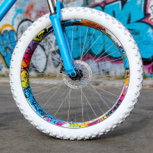 36 rayons de vélo en acier inoxydable 14 g, coudés en J, 290 mm, avec écrous en cuivre et embouts en cuivre. Convient pour VTT et route.
