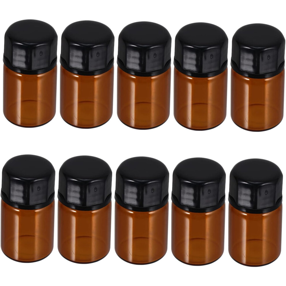 Hkhbjs 50Pcs Empty Glass Makeup Bottles For Cosmetic Dispensers Refillable Travel Bottles Dropper