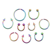 9St Neusringen Piercing Set Vrouwen Van Roestvrij Staal