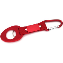 6 Stück tragbare Silikon-Wasserflaschenhalter-Clips für Outdoor-Reiserucksäcke mit Aufhängeschnalle