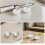 4pcs Rubber Roller Skate Toe Stoppers Adjustable Brake Pads 3