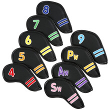 9St Golf Putter Hoes PU Meerkleurig Duurzaam Club Beschermhoes