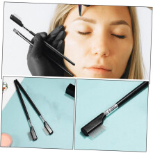 4-delige set wimperkammen, mascarakammen, wimperscheiders en borstels van roestvrij staal.