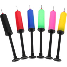 6 Stück Hand-Ballonpumpe, Mini-tragbare Luftpumpe