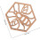 with Beehive Design 4pcs Wooden Honeycomb Shaped Versatile Use and Aesthetic Practicality 2