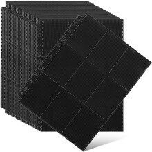 50 Sheets Trading Card Sleeve Binder Pages 11-hole 9-grid Double-sided Photocard Binder Sleeves