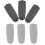 Professional Replacement Tips Callus Removing Tools Foot Care Tools 6Pcs Curved Roller Design 1