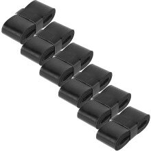 Nastro per bacchette da batteria, impugnatura comoda, materiale PU, colore nero, 6 rotoli, applicazione multifunzionale.
