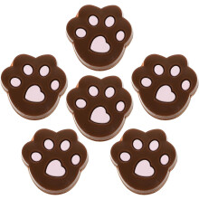 6pcs Cartoon Rubber Tennis Dampeners Shock Absorbers