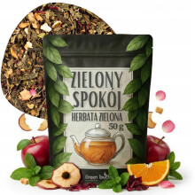 Grøn te GRØN RO 50 g CITRONMELISSE ÆBLE HIBISKUS APPELSIN ROSE