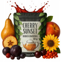 Frugtte CHERRY SUNSET 50 g kirsebær blomme fersken rønnebær