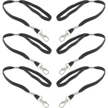 Lot de 6 dragonnes pour gants de ski (garçons et filles) avec clips de sécurité.