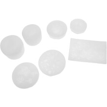 7 stk. gresskar lønneblad harpiksformer til Halloween håndverk DIY silikonformer for lysstøping