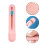 1Draagbare Kattenlepel Plastic Roze 9