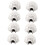8pcs Plastic Igloo Model Ice House Decorations Cartoon Igloo Simulated Figures 1