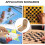 Portable Folding Leather Cribbage Score Board, Multifunctional Card Game Scoring Accessory 7