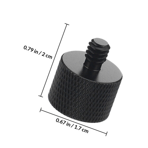 4St Microfoonstandaard Adapter 1/4 5/8 Aluminium 1