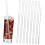 Silicone Straws Replacement with Cleaning Brush 8 Pcs Cuttable Drinking Straws Suitable 1