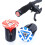 4 embouts de guidon rouges en alliage d'aluminium pour VTT 5