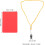 4 Sets Soccer Referee Kit with Red and Yellow Cards and Training Whistle 2