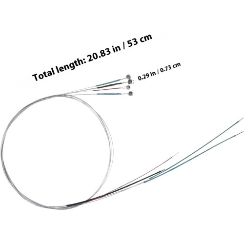 4pcs Replacement Violin Strings Set 4/4 Steel Wire Violin String Set with Simple Solution 1