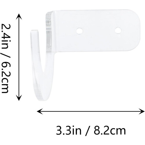 4pcs Acrylic Baseball Bat Holder with Stable Support and Space Saving Design 1