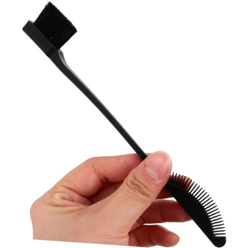Dual Head Makeup Brush 5pcs Black Eyelash Brush Separator Lash Applicator Tool 2