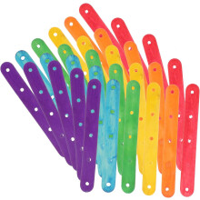 100 stuks houten knutselstokjes voor het maken van zelfgemaakte ijslolly's, ideaal voor schoolprojecten.
