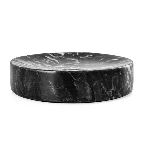 Q-BATH PREMIUM DECOR 1526 sæbeskål sort grå marmor
