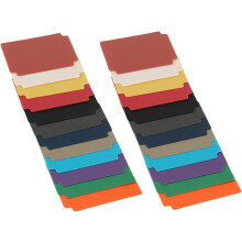 24 Stück mattierte Kunststoff-Kartentrenner für Sammel- und Sportkarten – praktische Organizer
