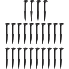 24 Stück aufblasbare Kunststoff-Erdanker für Gartenarbeit, Campingzelte und Rasenflächen