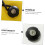 10pcs Black Kayak Elastic Rope Pulling Buckle Screws, Plastic Kayaking Deck Ring Replacement Parts 7