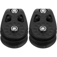 2Pcs Nylon Kayak Anchor Pulley with Swivel Bearing for Canoes and Sailboats