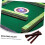 Trä Mahjong-matare och -ställ Mini bärbara, räfflade design 8