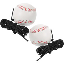 2-delige honkbaltrainingsset met 23 cm en 4 m elastisch touw – Draagbare slag- en werpweerstandstrainer