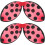 2pcs Foldable Ladybug Wings Ladybug Costume Accessory Insect Wings 1