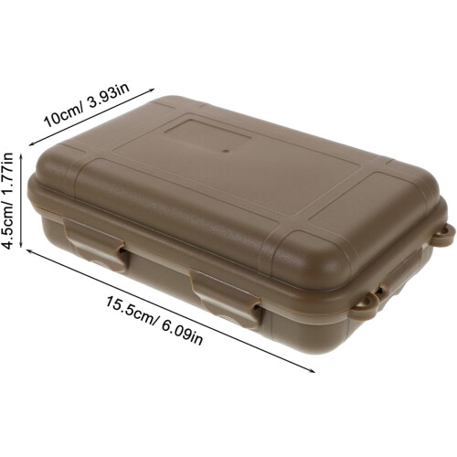 2Pcs Large Outdoor Survival Storage Box Set, Waterproof Shockproof Dry Case 1
