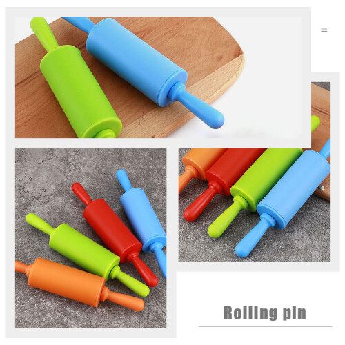 2St Mini Deegrollers Voor Kids Met Silicone En Plastic 2