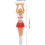 5 tee da golf in plastica con design da cheerleader per uomo e donna, leggeri 8