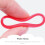 5Pcs Elastic Racket Grip Rings Overgrip Protector Compact Small Racket Bands 5