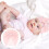 Roze Baby Bonnet Pasgeboren Met Strik 7