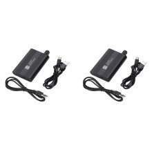 2X HiFi Hoofdtelefoonversterker 16-300Ω Oortelefoonversterker 3,5 mm AUX Audio-Ontvanger Muziekspeler Oortelefoonversterker
