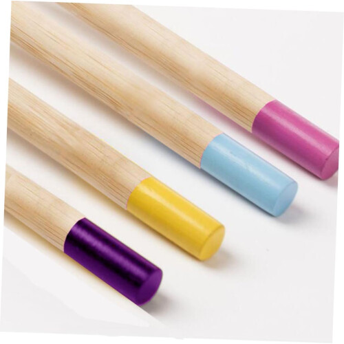 Set di 6 spazzolini da denti in bambù per bambini, con setole morbide, spazzolini manuali per bambini. 2