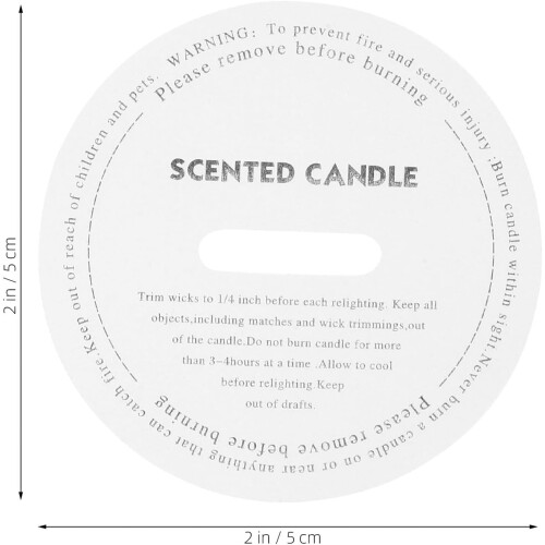 50pcs Handmade Round Candle Dustproof Covers Protective Wax Shields 1
