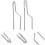 6pcs Wood Burning Tips Set High Resistance Pyrography Wire Replacement 5